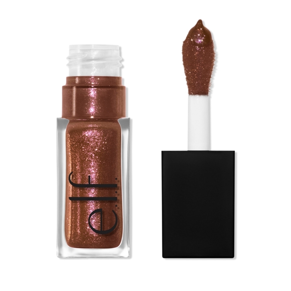 Glow Reviver Lip Oil Glimmer Shade: Chocoluxe (rich brown + pink pearl) 🆕